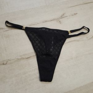 Victoria's Secret Black Thong